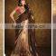 Yellow Chiffon Saree