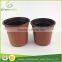 Wholesale hot sale cheap double color plastic flower pot
