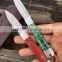 Doshower kitchen knife set with gift craft of hunting blades knife