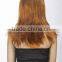 Golden blonde color syntheitc long hair lace wig, gradient wigs