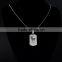 Wholesale stainless steel necklace 12 zodiac pendant necklace horoscopes fashion necklace