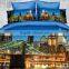 100% polyester 3D sublimation disperse printed quilt cover set