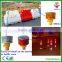 road construction warning flashing barrier light