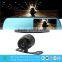 dvr h 264 dual cameras mirror car dvr vehicle blackbox dvr XY-9064