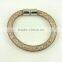 Yiwu manufaturer mesh stardust bracelet ,metal mesh magnet magnetic stardust bracelet / bangle