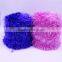 100% polyester feather yarn , with heat setting polyester feather yarn high quality