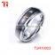 tungsten ring engagement wedding ring domed black plated tungsten ring new gold ring models for men