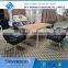 304 stainess outdoor furniture, all weather comfortable cane furniture(ssc005)