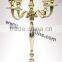 New Design Weddings Gold Candelabras Centerpiece And 8 Arms Gold Candelabra With Gold Bowl