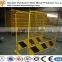 powder coating yellow high net fencing temporary fence with welded wire mesh infilled