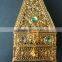 wholesale two colors tower shape beautful incense burner with cryatsl and four angle bottom