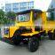 Huili 4*4 Yellow Mini Dumper Trucks Indonesia Malaysia Palm Fruit Truck