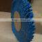 960mm blue treated folded cotton polishing wheel