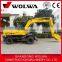 good priced 8t 0.3cbm bucket capacity small wheel excavator