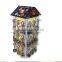 Customized Rotating Table-topMetal Hook Keychain Display Stand