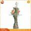 Outdoor Decoration White Marble Lady Sculpture