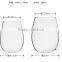 340ml 580ml round egg shaped drinking glass milk cup