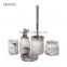 Superior concrete home decoration bathroom set with lotion dispenser and soap dish