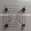 metal plant roller flower stand