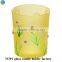 Colorful flower decorative glass jars with diamonds for candle warmers etc