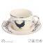 cock stamp with Cup Saucer Cheap high quality modern style