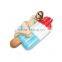 2017 Hot Selling Leasure Giant Ice Cream Inflatable Pool Float Outdoor Swim Ring and Raft Water Game Toys for Kids and Adults