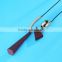 geometric wood bead pendant necklace gold curved tube bead black chain necklace geomotric rubber pendant long sweater necklace