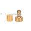 Brass hose coupling set