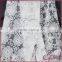 White cotton embroidery flower organza fabric, bridal african lace fabrics
