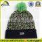 custom embroidery winter promotion cashmere knit hat