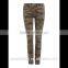 OEM women skinny camouflage export jeans made in china
