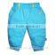 New Arrival 100% Cotton Stripe And Plain Color Balloon Butique Shorts And Pants