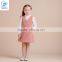 2017 Girls Casual Frock Designs For Party Kids Clothes Of 2pcs Set Including Sleeveless Dress And Shirt