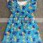 Low Price Elegant Patterns Beautiful flaky print Girl Dress Names With Pictures