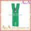 #5 auto lock open-end woven tape resin plastic zipper