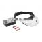 2017 Hot Selling 2 LED Headband Glasses Illuminated Magnifier Loupe Single/Bi-plate Magnifications 5 Lens