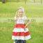 Patriotic Ruffled Capri Boutique Summer Outfit 4th of July Girls Clothes Free Inspection