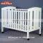 Multi-functional inflatable baby bed with wheels wooden baby crib