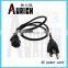 SJOW cord with the EPDM insulation power cable electric wire UL Home PVC Power Cables 125V power cord extension cord