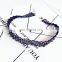 Fashion rhinestone chocker necklaces long choker necklace with rhinestone