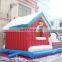 Inflatable Xmas Decoration House PVC Red Snowman Play House for Christmas