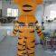 Hot!! high quality CE cartoon character tiger mascot costume for adult