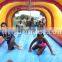 Double line inflatable water slip N slide