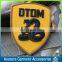 custom die cut rubber patch logo pvc cartoon rubber badge