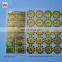 Custom Golden Sticker Holographic Laser Sticker