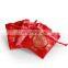 manufacture custom satin drawstring hair bag from China 