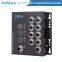 InMax M508B 24V 1000M X-code 8 Port M12 Railway Gigabit Industrial Ethernet Switch