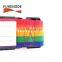 Custom logo rainbow color code lock luggage suitcase belt/strap with coded lock