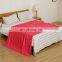 TEX-CEL OEM polyester red flannel worm touch fleece blanket