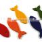Customized Nature fish shape Felt cat toy with various colors